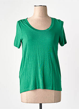 T-shirt vert MANGO femme