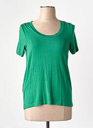T-shirt vert MANGO femme