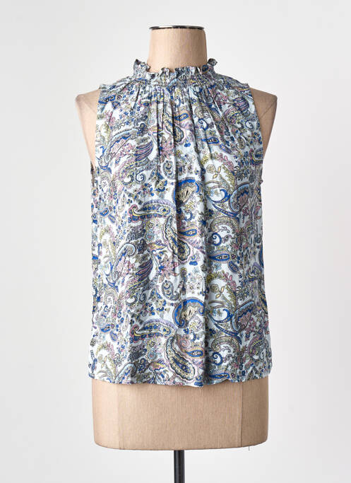Blouse bleu MANGO femme