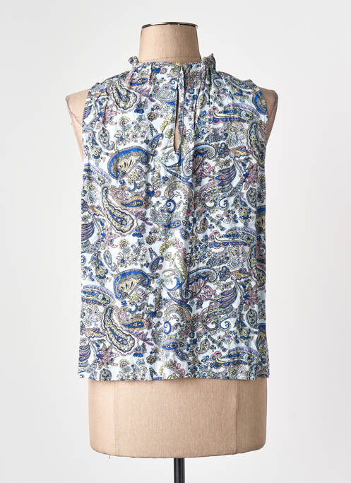 Blouse bleu MANGO femme