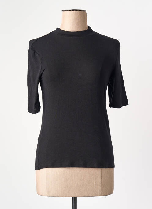 T-shirt noir MANGO femme