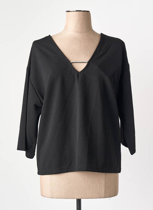Blouse manches 3/4 manches 3/4 noir VERO MODA femme
