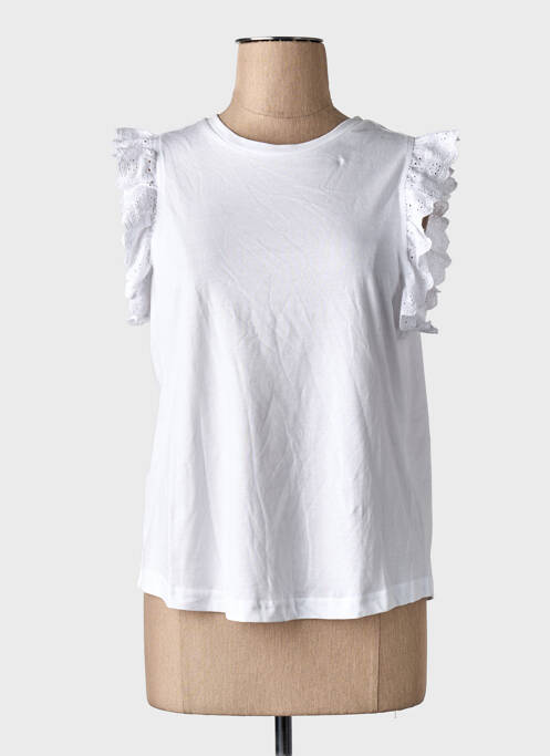 Débardeur blanc MANGO femme