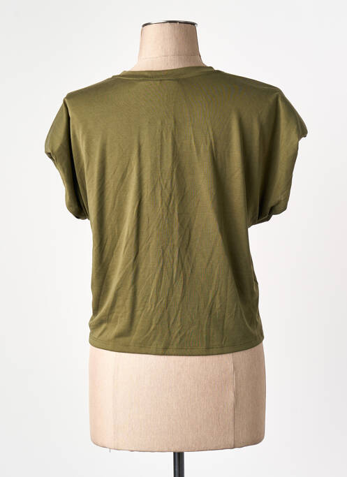 T-shirt vert MANGO femme