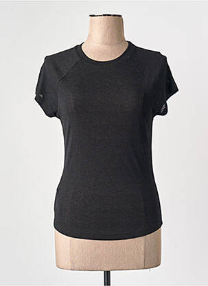 T-shirt noir MANGO femme