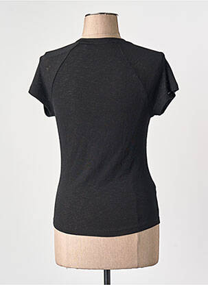 T-shirt noir MANGO femme