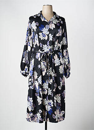Robe longue manches longues manches longues bleu CARMAKOMA femme