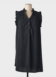 Robe courte sans manche sans manche noir CARMAKOMA femme