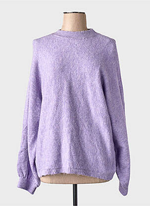 Pull violet MANGO femme