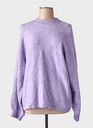 Pull violet MANGO femme