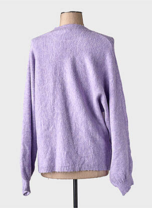 Pull violet MANGO femme