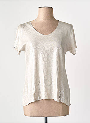 T-shirt beige ZABAIONE femme