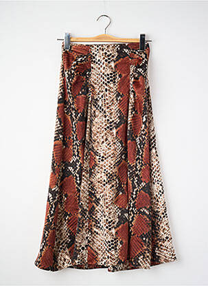 Jupe longue marron MANGO femme