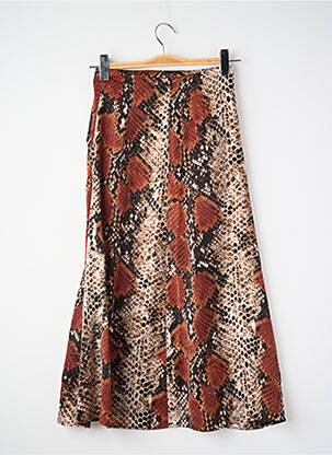 Jupe longue marron MANGO femme