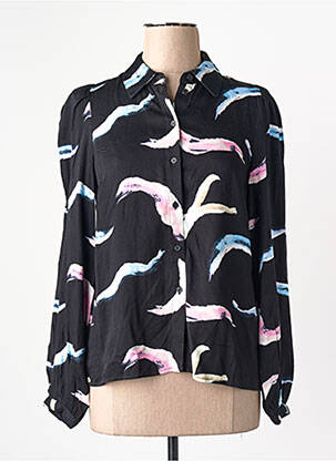 Chemisier manches longues manches longues noir VERO MODA femme