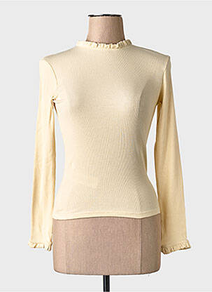 T-shirt beige MANGO femme