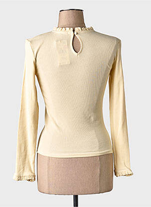 T-shirt beige MANGO femme