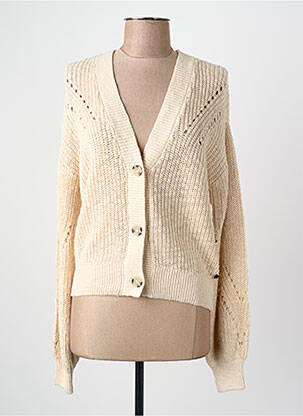 Gilet manches longues blanc GARCIA femme
