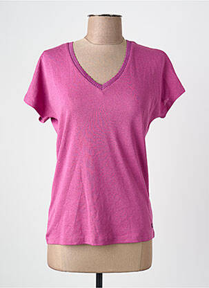 T-shirt violet GARCIA femme
