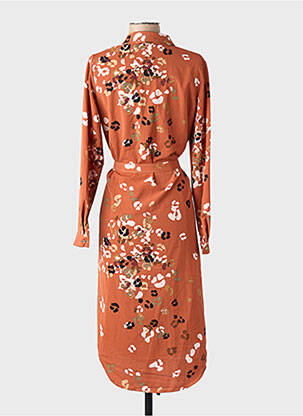 Robe longue marron VERO MODA femme