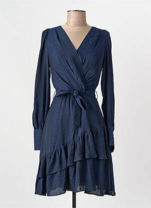 Robe mi-longue bleu MORGAN femme
