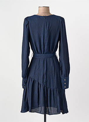 Robe mi-longue bleu MORGAN femme