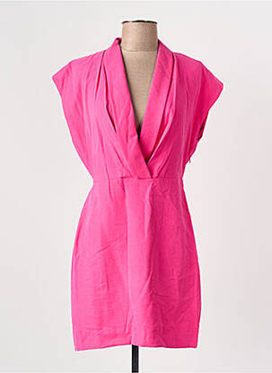 Robe courte rose MANGO femme