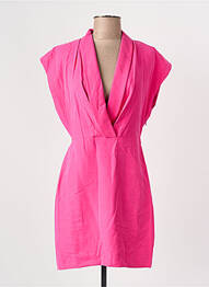 Robe courte rose MANGO femme