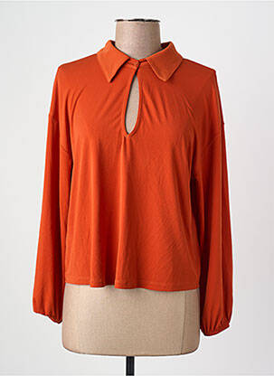 Chemisier orange MANGO femme