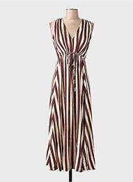 Robe courte marron MANGO femme