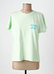 T-shirt vert MANGO femme