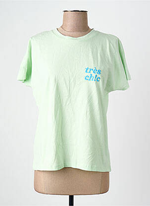 T-shirt vert MANGO femme