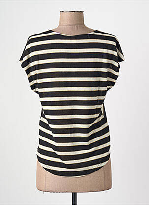 T-shirt col v manches courtes noir VERO MODA femme