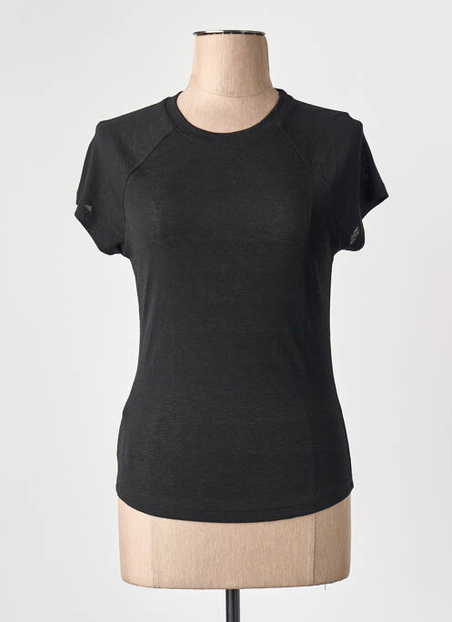T-shirt noir MANGO femme