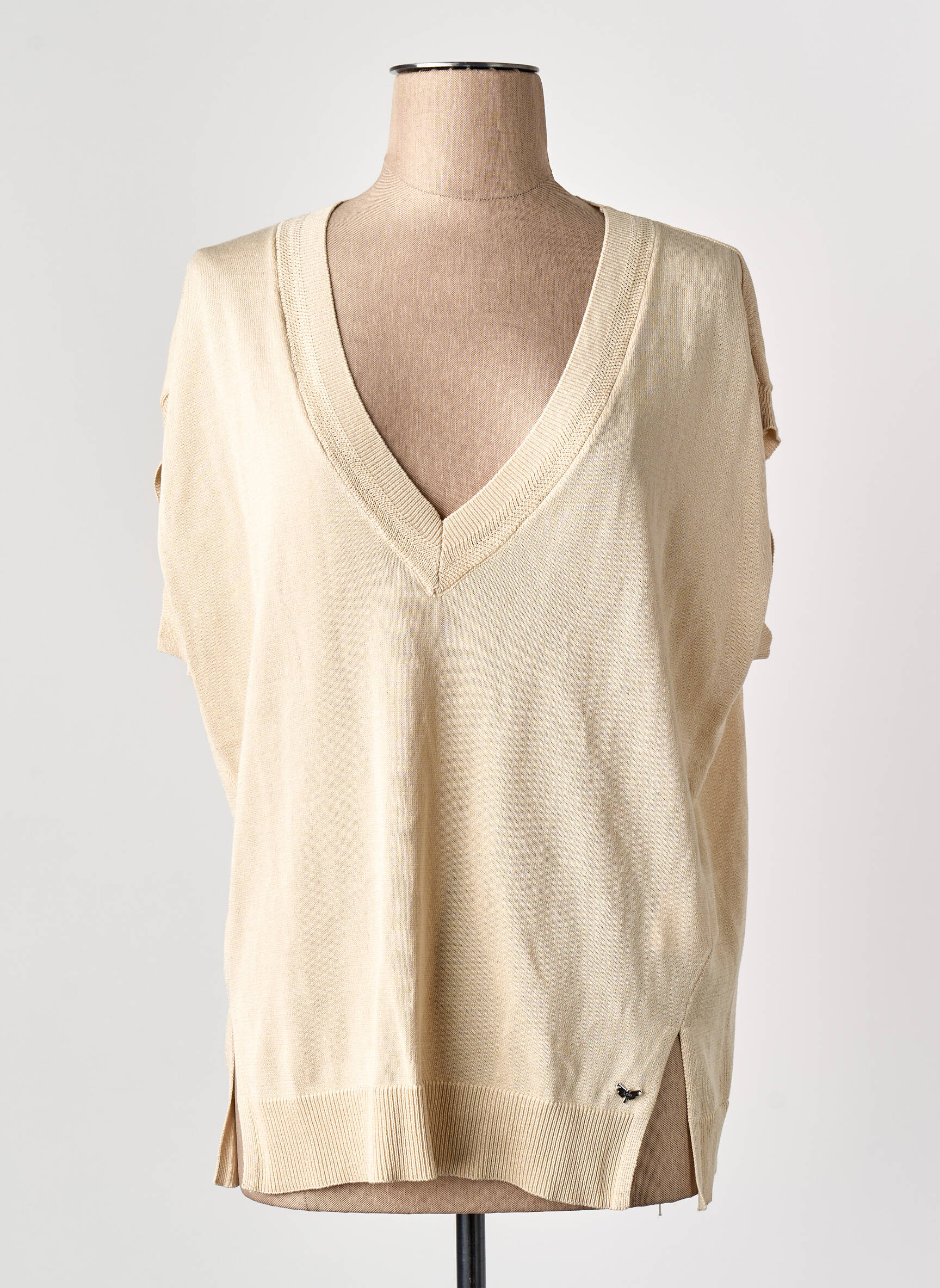 Pull beige LPB LES PETITES BOMBES  femme
