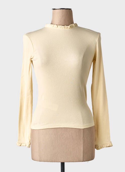 T-shirt beige MANGO femme