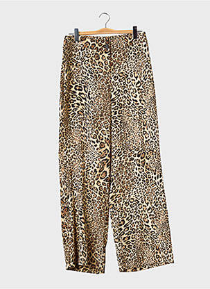 Pantalon droit marron AMELIE & AMELIE femme