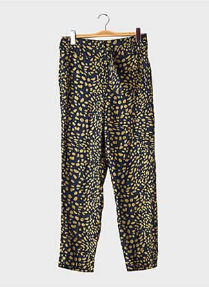 Pantalon droit bleu MORE & MORE femme