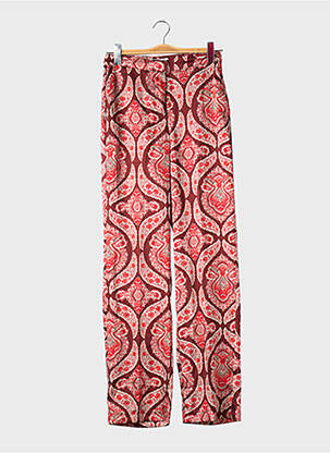 Pantalon droit rouge MANGO femme