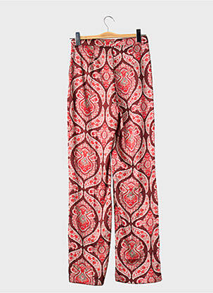 Pantalon droit rouge MANGO femme