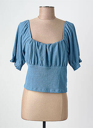 T-shirt bleu NAF NAF femme