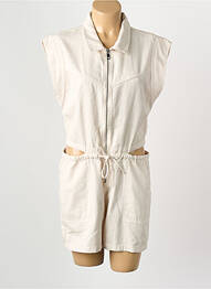 Combishort blanc MORGAN femme