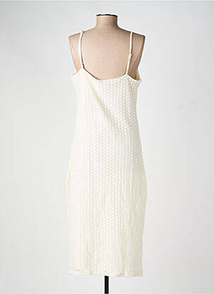 Robe courte col v beige VILA femme