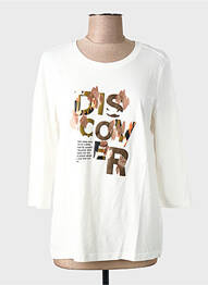 T-shirt blanc S.OLIVER femme
