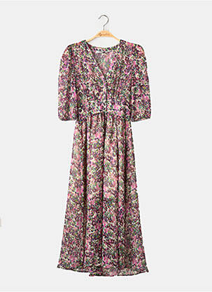Robe longue violet MORGAN femme
