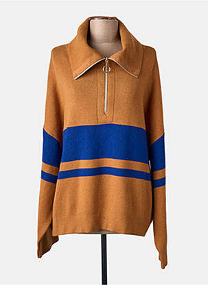 Pull marron MANGO femme