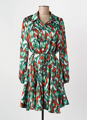Robe mi-longue vert JS MILLENIUM femme