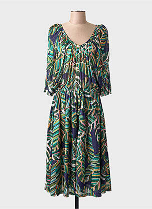 Robe longue vert MOLLY BRACKEN femme
