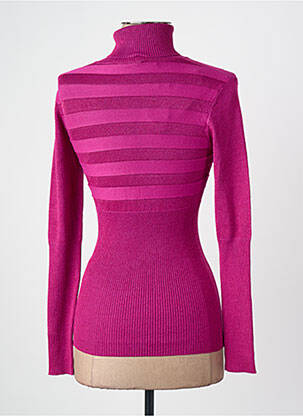 Pull col roulé rouge MORGAN femme