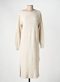 Robe longue manches longues manches longues beige VERO MODA femme